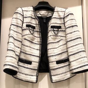 White House Black Market Cropped Blazer